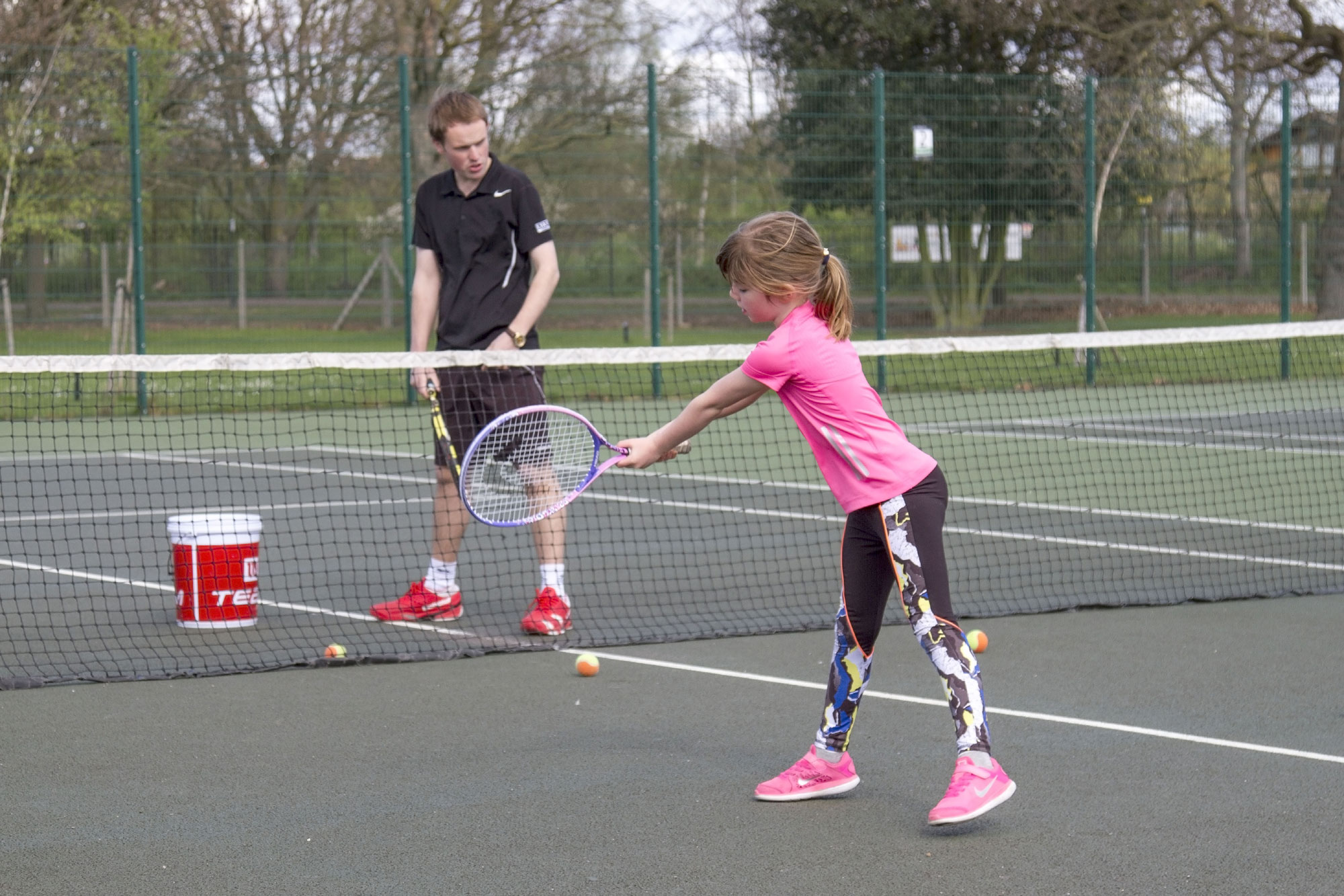 Private tennis coaching for children